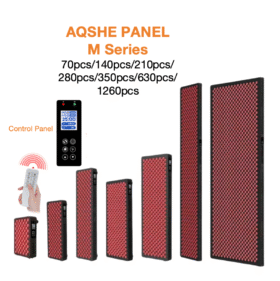 AQSHE small electric red light therapy full whole body nir panel stand 9 wavelengths 1500w red+light+therapy+panel shenzhen